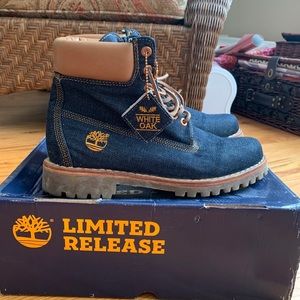 Timberland 6” White Oak Denim Blue  Boots